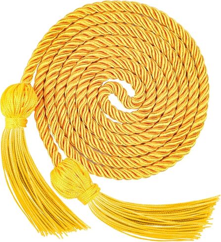 سلك شرف التخرج، فئة 2026، فضي، سلك مضفر طويل بطول 67 بوصة مع شرابات، سلك بدء من البوليستر الفاخر للبكالوريوس والماجستير وثوب الدكتوراه in Kuwait