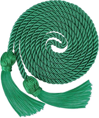 Graduation Honor Cord, Class of 2026, Silver, 67" Long Braided Cord with Tassels, Premium Polyester Commencement Cord for Bachelor, Master, Doctoral Gown in Saudi Arabia