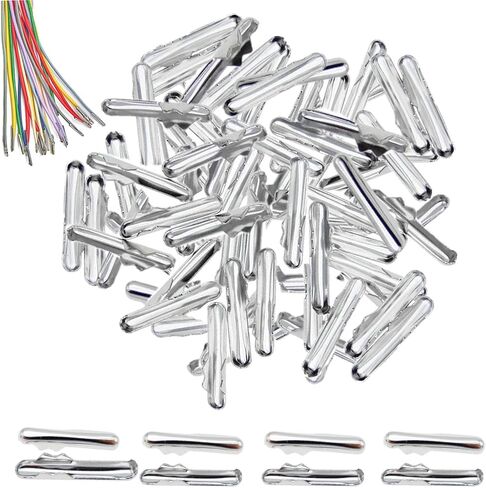 100 حزمة بنجي الحبل تجعيد ينتهي سدادات نهاية معدنية aglets المشبك الشائك علامات التبويب توقف ل 3/16 "حبال بنجي مرنة كاياك بنجي سلسلة مرنة حبل حبل قناع الحبل حلقة مجلة دفتر in Kuwait