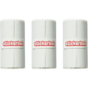 لفات ورق حرارية خالية من BPS/BPA من Stickerbox - 3 عبوات من ورق الطابعة بدون حبر لصانع الملصقات الذي يعمل بالصوت AI - خالية من الفوضى، آمنة على الأطفال 180 إجمالي اصنع ملصقاتك الخاصة، للأطفال من سن 5 سنوات فما فوق، 1.25 بوصة × 2 بوصة in Kuwait