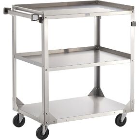 CenPro 28W-121 - عربة المرافق التجارية القياسية NSF - 3 أرفف - 300 رطل. سعة الوزن - 18-2/5 بوصة عرض × 30-3/4 عمق in Kuwait