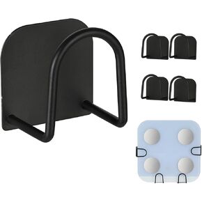 Wall Mount Scale Holder 4-Pack, Stainless Steel Tool-Free Storage Racks for Bathroom, Cabinet, No-Drill Mount for Body Fat and Digital Weight Scales, Space-Saving Home Organizer in Saudi Arabia