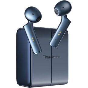 سماعات أذن للترجمة Timekettle W4، مستشعر بصمة الصوت العظمي للحصول على صوت واضح في الضوضاء، تصحيح مترجم AI، الخصوصية المحمية مع اللائحة العامة لحماية البيانات، بلوتوث، تطبيق iOS/Android للأعمال والعلاقات باللون الأزرق in Kuwait