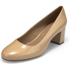 Aerosoles Women's EBEL Pump, Soft Gold Leather, 9.5 in Saudi Arabia