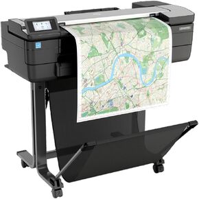 طابعة HP DesignJet T830 كبيرة الحجم ومتعددة الوظائف لاسلكية - 24 بوصة، مع الطباعة المحمولة (F9A28D) in Kuwait