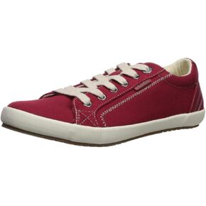 Taos Star Women's Sneaker - Iconic Style with Canvas Design for Everyday Adventures - Custom Fit Lacing and Removable Footbed with Arch Support for All Day Comfort Grey Wash Canvas 9.5 W US in Kuwait