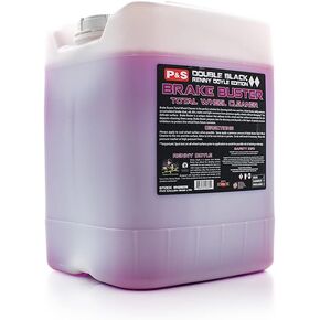 P & S PROFESSIONAL DETAIL PRODUCTS - Brake Buster Wheel and Tire Cleaner - Non-Acid Formula Safe For All Wheel Types, Removes Brake Dust, Oil, Dirt, Light Corrosion - 1 Gallon in Saudi Arabia