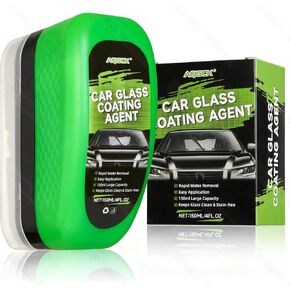 Automotive Glass Hydrophobic Coating Agent, Lotus Leaf Rainproof Effect, Invisible Windshield Protective Barrier for Improved Clarity & Rainy Season Driving Safety in Kuwait
