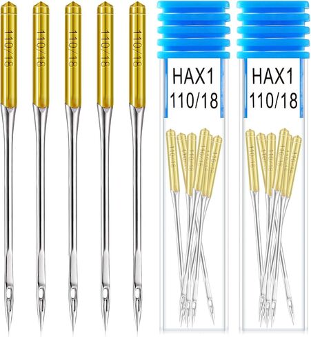 30pcs 90/14 Prevent Skipped Stiches Ball Point Sewing Machine Needles, Universal Sewing Machine Needles for Knit Fabric,Compatible with Home Sewing Machine in Saudi Arabia