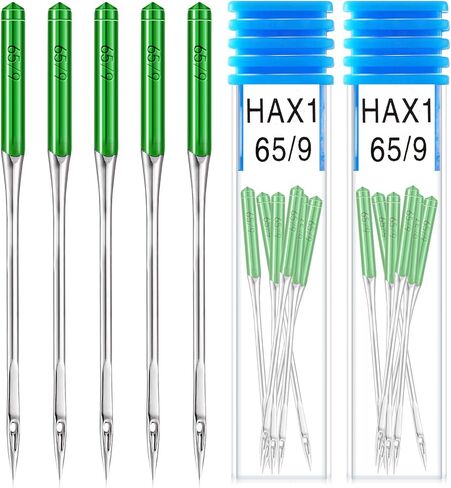 30pcs 90/14 Prevent Skipped Stiches Ball Point Sewing Machine Needles, Universal Sewing Machine Needles for Knit Fabric,Compatible with Home Sewing Machine in Saudi Arabia