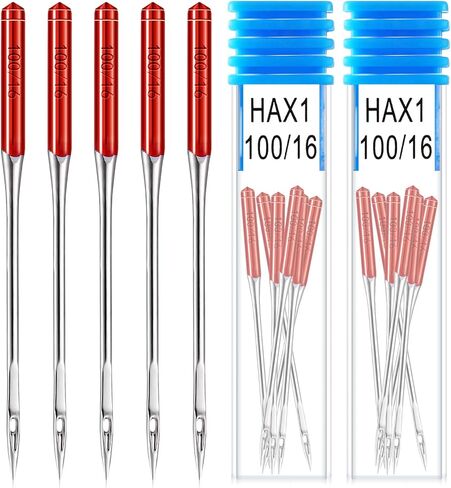 30pcs 90/14 Prevent Skipped Stiches Ball Point Sewing Machine Needles, Universal Sewing Machine Needles for Knit Fabric,Compatible with Home Sewing Machine in Saudi Arabia