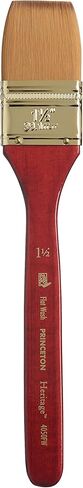 Princeton Heritage Flat Wash Brush, Synthetic, Short Handle, Size 1.5 inch, 1 Count in Kuwait
