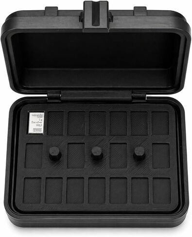 Display Case for Combibars Gold Silver Platinum Bars 1 Gram Holders, 162 Capacity Storage System (9 Trays) Collector Display for Desk, Office or Gift (Case Only, No Bars) in Kuwait