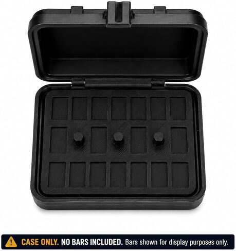 Display Case for Combibars Gold Silver Platinum Bars 1 Gram Holders, 162 Capacity Storage System (9 Trays) Collector Display for Desk, Office or Gift (Case Only, No Bars) in Kuwait