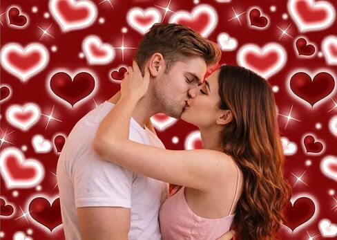 LTLYH 7×5ft Pink Heart Photo Backdrop Early 2000s Party Decorations Old School Backdrops Valentine's Day Glitter Heart 16th 18th 30th Women Men 90s Happy Birthday Background Selfile Wall Decor 256 in Saudi Arabia