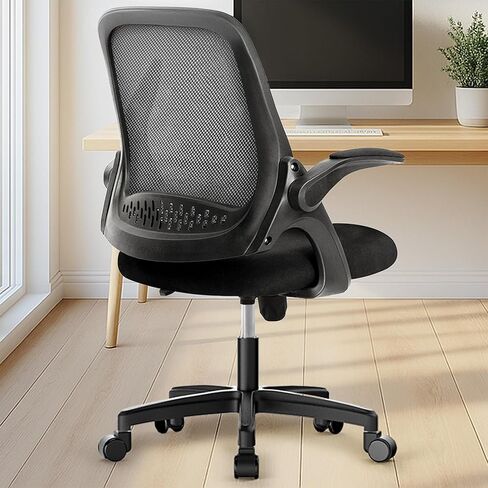 NEO CHAIR مكتب مكتب الألعاب كرسي كمبيوتر مريح مع دعم قطني للظهر قابل للتعديل ارتفاع دوار عجلات دوارة أذرع قابلة للطي كرسي شبكي للمنزل الغرور (العاج) in Kuwait