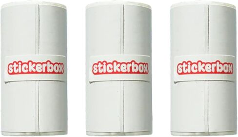 لفات ورق حرارية خالية من BPS/BPA من Stickerbox - 3 عبوات من ورق الطابعة بدون حبر لصانع الملصقات الذي يعمل بالصوت AI - خالية من الفوضى، آمنة على الأطفال 180 إجمالي اصنع ملصقاتك الخاصة، للأطفال من سن 5 سنوات فما فوق، 1.25 بوصة × 2 بوصة in Kuwait