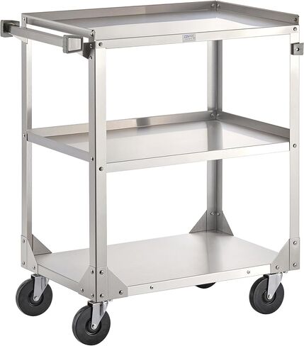 CenPro 28W-121 - عربة المرافق التجارية القياسية NSF - 3 أرفف - 300 رطل. سعة الوزن - 18-2/5 بوصة عرض × 30-3/4 عمق in Kuwait
