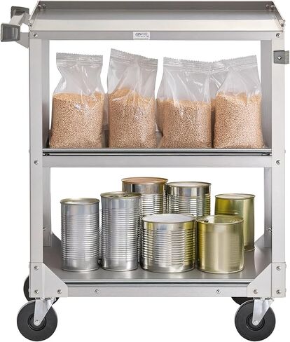 CenPro 28W-121 - Commercial NSF Standard Duty Utility Cart - 3 Shelves - 300 lb. Weight Capacity - 18-2/5"Wx30-3/4 D in Saudi Arabia