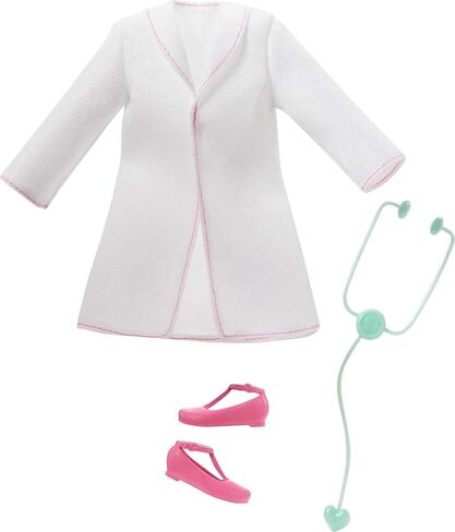 Barbie Nurse Blonde Doll (12-in) with Scrubs Featuring a Medical Tool Print Top & Pink Pants, White Shoes & StethoscopeAccessory, Great For Ages 3 Years Old & Up in Saudi Arabia