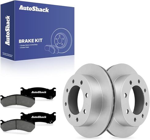 استبدال مجموعة الفرامل الخلفية Autoshack لسيارة شيفروليه سيلفرادو 2500 HD Classic Silverado 3500 HD GMC Sierra 2500 HD Classic RWD قرص الفرامل الدوارة مع وسادة فرامل سيراميك 13.0 بوصة (330.0 ملم) CBO65057785CSI in Saudi Arabia