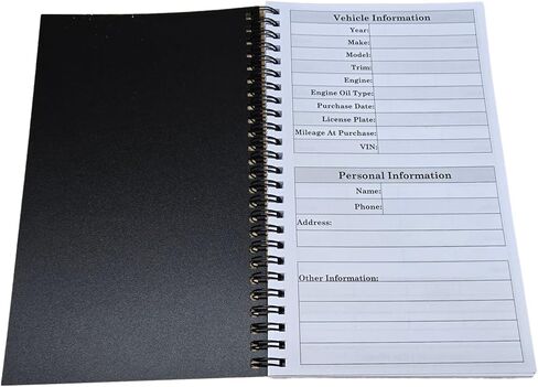 Vehicle Mileage Log Book with Odometer Tracker and Notes, 5 x 8.5 in in Kuwait