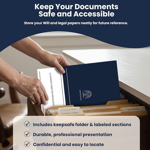 By The Willow Estate Planning Kit – Last Will and Testament Kit, Living Will, Durable Power of Attorney & Medical Directive - Attorney Approved Forms, Valid in 50 States in Kuwait