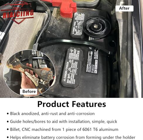 الألومنيوم الخام بطارية عقد أسفل قوس عدة ل 2011-2024 فورد F250 F350 F450 F550 6.7L Powerstroke in Saudi Arabia
