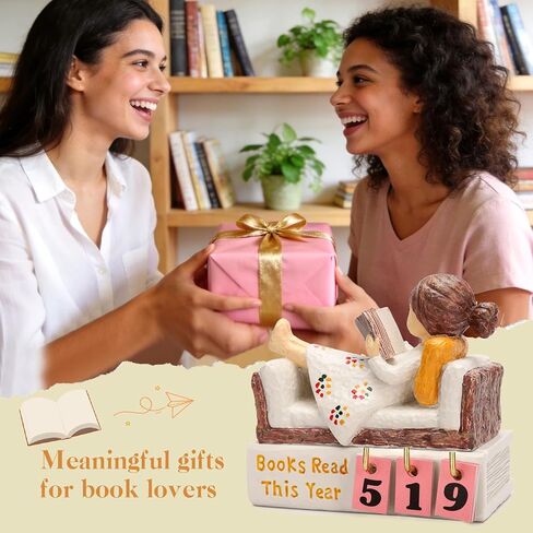 كتب قراءة هذا العام هدايا لمحبي الكتب للنساء القراء، أمين المكتبة، قارئ الكتب، المعلم، متتبع الكتب لديكور المكتبة المنزلية، هدايا الكتب، ملحقات القراءة لدودة الكتب، ديكور رف الكتب in Kuwait