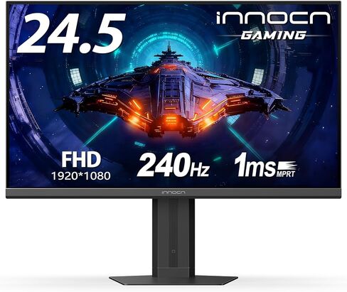 INNOCN 24 Inch 1920 x 1080p 100Hz IPS PC Monitor, USB Type C, HDMI, DisplayPort Connectivity, FHD Computer Monitor Eye Care, VESA Mountable, Thin Daily Home and Office Monitor - Black in Saudi Arabia