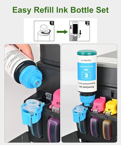 مجموعة زجاجات الحبر 31 32XL، Smart Tank 5000 5101 7602 570 651 عبوة حبر متوافقة مع HP 31 Ink 32XL مجموعة زجاجات الحبر الأسود المتوافقة مع طابعات HP Smart Tank 5000 5101 7602 570 651 6001 7001 7301 in Kuwait