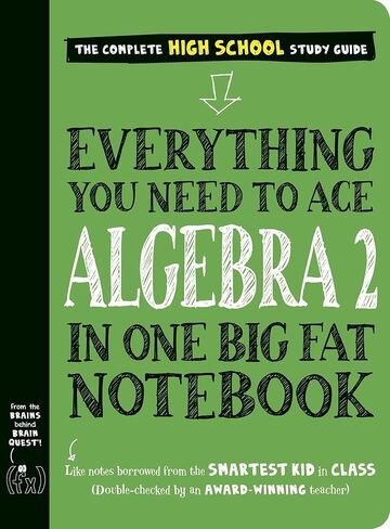 Everything You Need to Ace Algebra 2 in One Big Fat Notebook in Kuwait