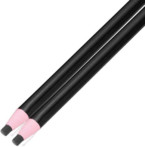 MECCANIXITY 2PCS Peel-Off Grease Pencils, Color China Markers for Glass Metal Plastic Paper, Non-Sharpening Wax Pencils for Coloring Drawing Marking, White in Kuwait