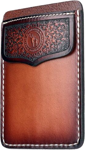 Tourbon Genuine Leather Pocket Protector for Men Durable Tool Pouch for Jeans Shirts Pocket Sleeve for Pens and Tools in Saudi Arabia