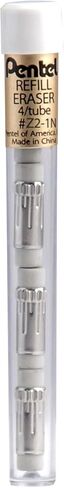 Pentel Mechanical Pencil Eraser Refills, 20 Erasers - 5 Tubes Per Pack, 4 Erasers Per Tube in Kuwait