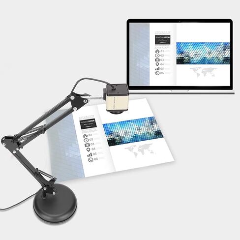 كاميرا المستندات، USB2.0 8MP A3 حجم 15 إطارًا في الثانية USB، استبدال جهاز العرض العلوي المرن للتركيز التلقائي لطالب المعلم in Kuwait