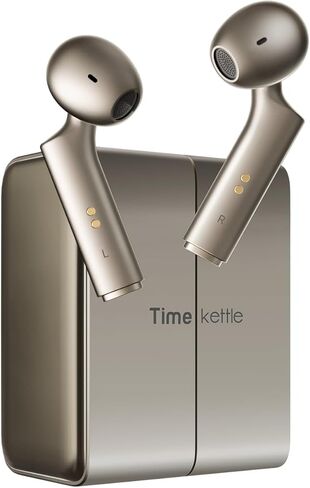 Timekettle W4 Translation Earbuds,Bone-Voiceprint Sensor for Clear Voice in Noise, AI Translator Correction,Protected Privacy with GDPR,Bluetooth,iOS/Android APP for Business & Relationships Blue in Saudi Arabia