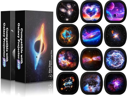 قرص جهاز عرض Galaxy - 12 قرص فيلم واقعي وجهاز عرض Meteor وGalaxy Model آخر (SKE-TKQ01 وBL-DQY02 Pro) شرائح عرض 5K فائقة الدقة - مجموعة 12 قرص in Kuwait