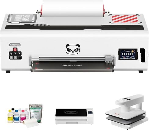 طابعة Procolored K13 Lite A3 DTF، طباعة تي شيرت مقاس 13 بوصة بتقنية LiteHead، سهولة الصيانة، للملابس المخصصة، والأعمال التجارية الصغيرة والاستوديو المنزلي - وردي in Kuwait