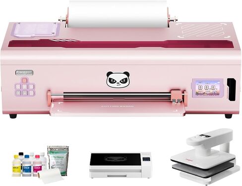 طابعة Procolored K13 Lite A3 DTF، طباعة تي شيرت مقاس 13 بوصة بتقنية LiteHead، سهولة الصيانة، للملابس المخصصة، والأعمال التجارية الصغيرة والاستوديو المنزلي - وردي in Kuwait