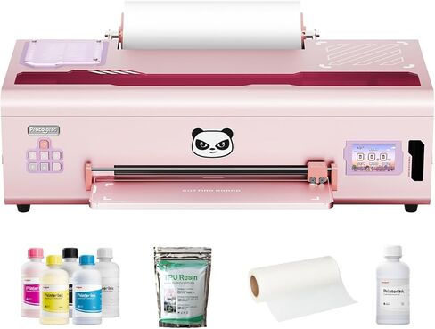 طابعة Procolored K13 Lite A3 DTF، طباعة تي شيرت مقاس 13 بوصة بتقنية LiteHead، سهولة الصيانة، للملابس المخصصة، والأعمال التجارية الصغيرة والاستوديو المنزلي - وردي in Kuwait