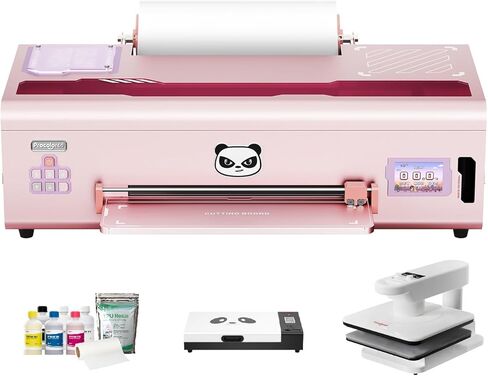 طابعة Procolored K13 Lite A3 DTF، طباعة تي شيرت مقاس 13 بوصة بتقنية LiteHead، سهولة الصيانة، للملابس المخصصة، والأعمال التجارية الصغيرة والاستوديو المنزلي - وردي in Kuwait