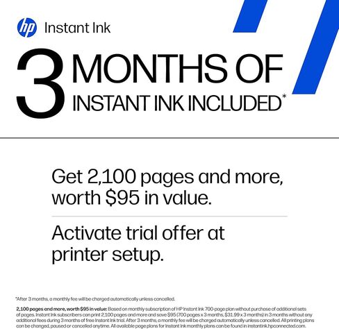 طابعة HP OfficeJet Pro 8135 اللاسلكية النافثة للحبر الملونة الكل في واحد، طباعة، مسح ضوئي، نسخ، فاكس، ADF، طباعة على الوجهين الأفضل للمكتب المنزلي، تجربة 3 أشهر من الحبر الفوري، قادرة على الذكاء الاصطناعي (C2VK1A) in Kuwait