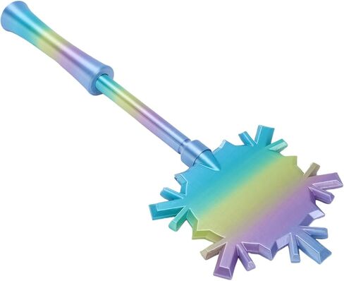 3D Printed Credit Card Wand with Retractable Handle, Gradient Snowflake Design for Tap to Pay Contactless Cards - Fun Christmas & Birthdays in Kuwait