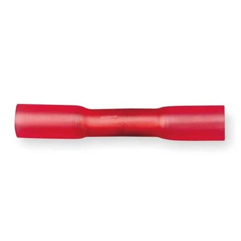 3M BSV18Q Vinyl-Insulated Butted-Seam Standard Butt Connector, 22 to 18 AWG, Red in Saudi Arabia