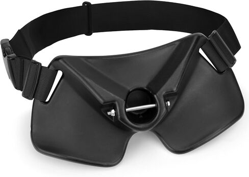 SAN LIKE Fishing Belt Rod Holder Adjustable Fishing Fighting Waist Belt with EVA Padded Great Plastic Material Fighting Belt Suitable for Round Head and Plug Rods Black in Saudi Arabia