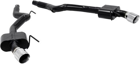 طقم عادم Flowmaster 817748 American Thunder Axle-Back العادم مقاس 3 بوصات 409 من الفولاذ المقاوم للصدأ 4 بوصات مصقولة 304 أطراف مقاومة للصدأ متوافقة مع 2015-2023 Ford Mustang 2.3L Ecoboost أو 3.7L V6 كوبيه قابلة للتحويل in Kuwait