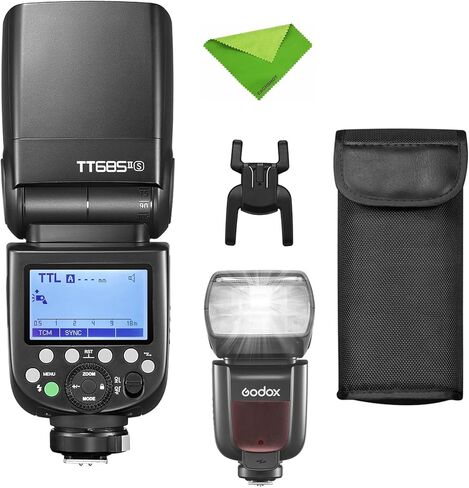 فلاش Godox TT685II TT685II-S TTL لفلاش كاميرا سوني، HSS 1/8000s GN60 2.4G فلاش كاميرا ناقل الحركة اللاسلكي متوافق مع كاميرات Sony DSLR (ترقية TT685-S) in Saudi Arabia
