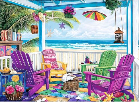 WSCXSC Jigsaw Puzzles 1000 Pieces for Adults and Kids,Painting Style Boat 1000 Piece Puzzle,Art Jigsaw Puzzles for Adults, Impossible Puzzle,Artwork Gifts,Finished Size 27.5"X19.7" in Saudi Arabia