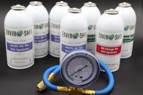 Enviro-safe Arctic Air for R12, Proseal, Oil Charge Kit with Brass Gauge in Kuwait
